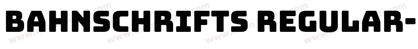 BahnschriftS Regular字体转换